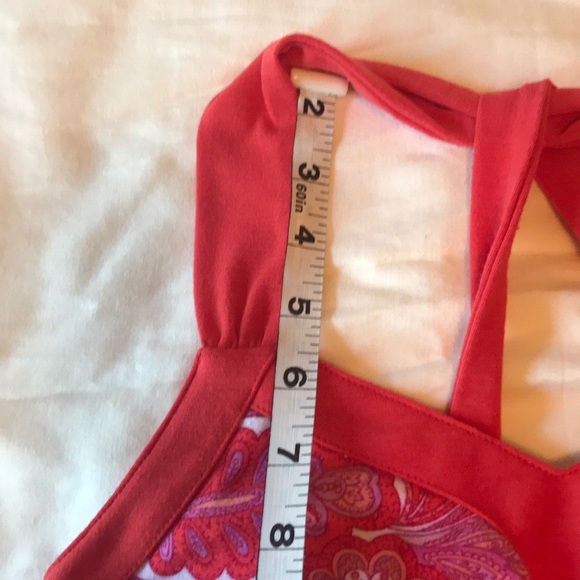 Dakini, Pink Patterned Summer Dress, XS - Picture 5 of 8